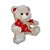 Urso de Pelúcia com 3 Corações Fizzy Toys FE2784 Cappucino  Chocozinho - Imagem 2