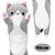 Bicho de Pelúcia Almofada Gatinho Cinza Fofy Toys 82cm Macio e Fofo - Imagem 1