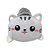 Bicho de Pelúcia Almofada Fofy Toys MHX278 Cinza Nick - Imagem 2