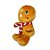 Bicho de Pelúcia Biscoito de Enfeite de Natal S2 Toys Zeca Decoração - Imagem 3