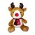 Rena de Pelúcia Com Cachecol Perfeito Para Decoração de Natal Presente - Imagem 1
