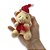 10 Ursinhos de Pelúcia Natal com Gorro e Cachecol - Chaveiro Macio para Decoração e Presente Inesquecível - Imagem 2