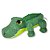 Jacaré de Pelúcia Joca Verde Escuro 35cm com Textura de Escamas e Olhos Brilhantes Fizzy Toys - Imagem 2