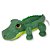 Jacaré de Pelúcia Joca Verde Escuro 35cm com Textura de Escamas e Olhos Brilhantes Fizzy Toys - Imagem 3