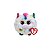 Bicho de Pelúcia Ty Beanie Balls Unicórnio Harmonie Colorido com Olhos Brilhantes e Toque Macio - Imagem 1