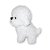 Cachorro de Pelúcia Branco 22cm – Pelúcia Macia, Fofinha e Antialérgica para Presentear - Imagem 4