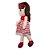 Boneca Pelúcia de Pano Fofy Toys Vermelho Pietra - Imagem 2
