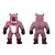 Kit Bonecos Stretchapalz Animal Series BTI Potamus e Loco Que Esticam até 3x o Tamanho - Imagem 2