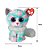 Bicho de Pelúcia Ty Beanie Boos 44098 Gato Verde/Rosa Opal - Imagem 4