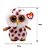 Bicho de Pelúcia Ty Beanie Boos Coruja Whoolie 14cm Original com Olhos Brilhantes - Imagem 4