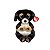 Bicho de Pelúcia Toyng Beanie Bellies Ty 47354 Cachorro Preto Ranger - Imagem 1