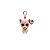 Chaveiro de Pelúcia Ty Beanie Boos Fiona Gata Rosa com Glitter e Gancho - Original e Licenciado - Imagem 1