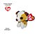 Bicho de Pelúcia Ty Beanie Boos Chaveiro 51534 Cachorro Hugo - Imagem 3
