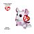 Chaveiro Bicho de Pelúcia Ty Beanie Boos Rato Nina 51534 Original com Saia Rosa e Glitter - Imagem 3