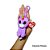 Chaveiro Ty Unicórnio Rosette Beanie Boos 51534 Rosa Original Antialérgico Fofo - Imagem 2