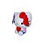 Bicho de Pelúcia Hello Kitty Rosa com Flor 18cm Sanrio Original Sunny Brinquedos - Imagem 2