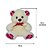 Urso de Pelúcia Com Lacinho Fizzy Toys FE7029 Creme Daisy - Imagem 4