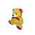 Urso de Pelúcia Caramelo Charlie com Lacinho Elegante Fizzy Toys Macio e Ideal para Presentear - Imagem 3