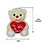 Urso de Pelúcia Com Coração Eu Te Amo Fizzy Toys FC2789 Creme Milo - Imagem 4
