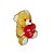 Urso de Pelúcia Caramelo Sadie com Coração Eu Te Amo Fizzy Toys Macio e Perfeito para Presentear - Imagem 2