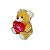 Urso de Pelúcia Caramelo Sadie com Coração Eu Te Amo Fizzy Toys Macio e Perfeito para Presentear - Imagem 3