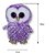 Bicho de Pelúcia Toyng Ty Beanie Boo's Médio 44109 Coruja Moonlight - Imagem 5