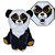 Bicho de Pelúcia Toyng Malvaducho 51996 Urso Panda - Imagem 1