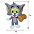 Boneco Colecionável Fandom Box Tom e Jerry 3475 Gato Tom - Imagem 4