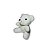 Chaveiro Ursinho de Pelúcia Plush 9cm Cor Creme – Fofo, Macio, Antialérgico e Ideal para Presentear - Imagem 4