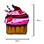 Pelúcia Formato de Doce Fizzy Toys FE7267 Cupcake Cereja - Imagem 4