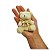 Ursinho Chaveiro Palha com Capuz Xadrez – Mini Pelúcia para Presentes e Lembrancinhas Delicadas! - Imagem 1