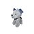 Chaveiro Cachorrinho Bart Cinza de Pelúcia – Fofo, Macio e Perfeito para Bolsas, Mochilas ou Presentes! - Imagem 3