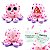 Bicho de Pelúcia Ty Beanie Boos Polvo Rosa Bubbles Original, Macio e Fofo para Crianças, Presentes e Coleção - Imagem 4