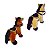 Kit 2 Cavalos de Pelúcia Fizzy Toys FC2831 Trovão e Valente - Imagem 4