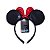 Tiara da Minnie com Lacinho Vermelho Cintilante Taimes Acessório Infantil Encantador para Fantasias e Festas - Imagem 3