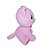Gato de Pelúcia Rosa Fizzy Toys Sassy Macio e Antialérgico para Crianças, Presente Criativo e Decoração Fofa - Imagem 4