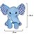 Elefante de Pelúcia Azul Bebê Fizzy Toys Tusk em Tecido Plush Macio para Crianças, Presente e Decoração - Imagem 5
