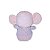 Elefante de Pelúcia Rosa com Macacão Fizzy Toys Ellie Macia e Fofa para Crianças, Presente e Decoração - Imagem 5