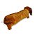 Cachorro Salsicha Pelúcia Dachshund Fizzy Toys FC2854 Dash - Imagem 4