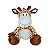 Girafa de Pelúcia Marrom Plush Fizzy Toys Theo Macia e Antialérgica para Crianças, Presente e Decoração - Imagem 1