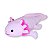 Axolote de Pelúcia Rosa Fizzy Toys Axie Macio e Antialérgico para Crianças, Decoração ou Presente Fofo - Imagem 3