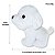 Cachorro de Pelúcia Branco Fofy Toys Super Fofo e Macio para Presentear ou Decorar Ambientes - Imagem 6