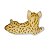 Gato de Pelúcia Deitado Amarelo Mochi Fofy Toys Super Fofo e Macio para Presentear ou Decorar - Imagem 5