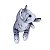 Gato de Pelúcia Deitado Cinza Nico Fofy Toys Super Fofo e Macio para Presentear ou Decorar - Imagem 3