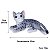 Gato de Pelúcia Deitado Cinza Nico Fofy Toys Super Fofo e Macio para Presentear ou Decorar - Imagem 6