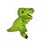 Tiranossauro de Pelúcia Verde Claro Rexy Fofy Toys com Detalhes em Tecido Fofo e Divertido - Imagem 4