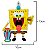 Boneco Colecionável Fandom Box Classic Bob Esponja Com Gary 3508 Edição Especial 25 Anos - Imagem 6