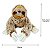 Bicho-Preguiça de Pelúcia Dengo Fizzy Toys Super Fofo e Macio para Presentear ou Decorar - Imagem 5