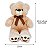 Urso de Pelúcia Grande Fizzy Toys Cor Cappuccino Nimbus - Imagem 6