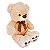 Urso de Pelúcia Grande Fizzy Toys Cor Cappuccino Nimbus - Imagem 3
